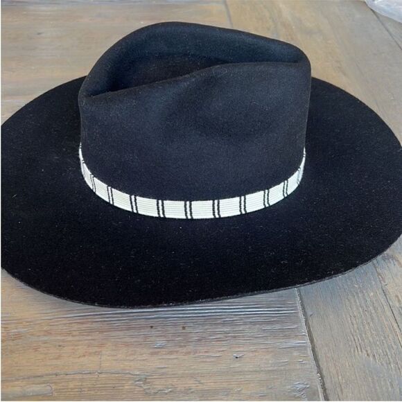 Brixton Leigh Felt Fedora Hat Size M - Picture 3 of 11